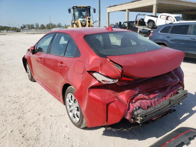 Photo 3 from auction – 2020 TOYOTA COROLLA LE with VIN 5YFEPRAE8LP126844