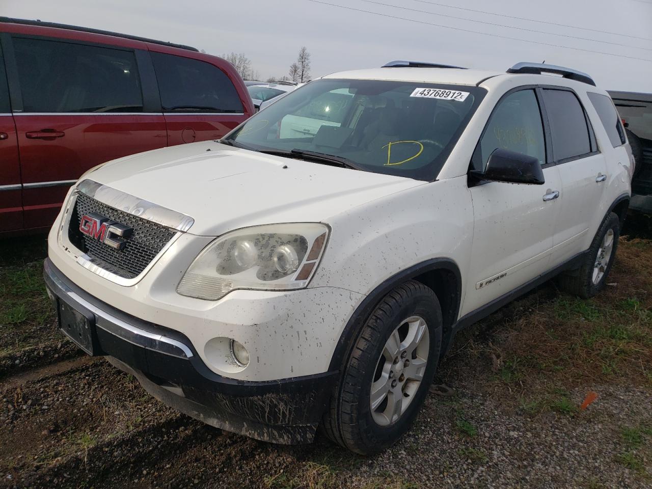 Photo 2 from auction – 2007 GMC ACADIA SLE with VIN 1GKER13767J175467