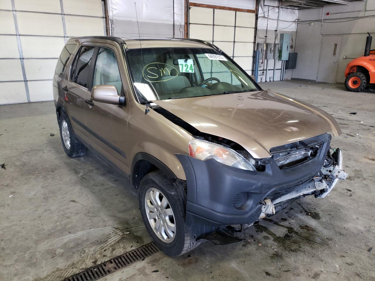 HONDA CR-V EX 2005 with VIN SHSRD78835U314998 - Photo from auction