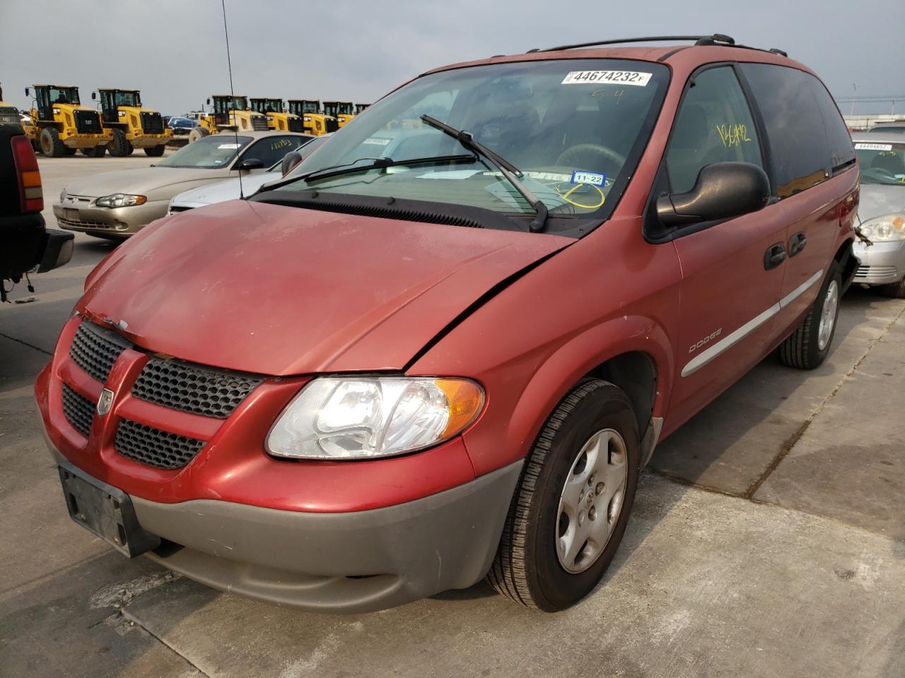 Photo 14 from auction – 2001 DODGE CARAVAN SE with VIN 1B8GP25G51B101094