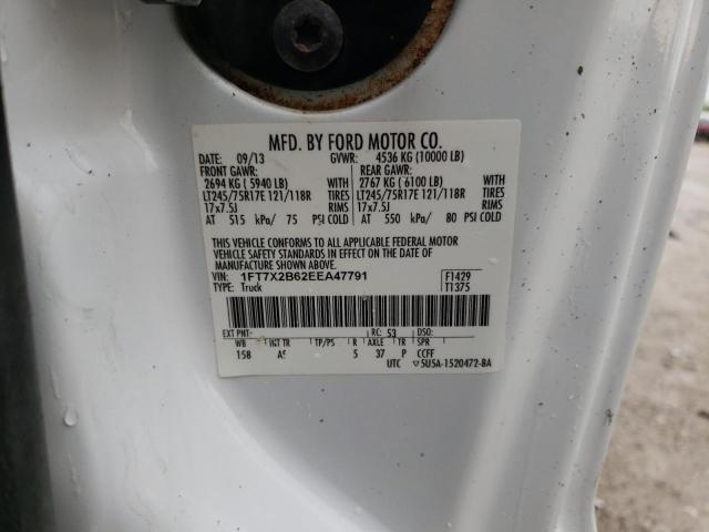 Photo 10 from auction – 2014 FORD F250 SUPER with VIN 1FT7X2B62EEA47791