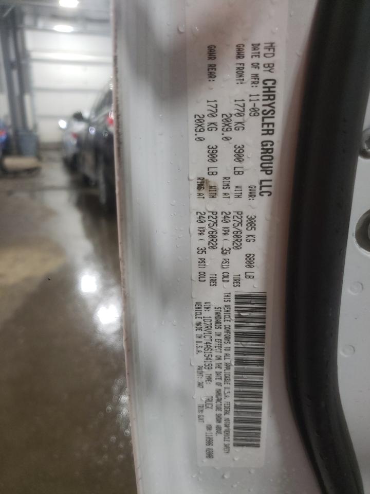Photo 10 from auction – 2010 DODGE RAM 1500 with VIN 1D7RV1CT4AS154159