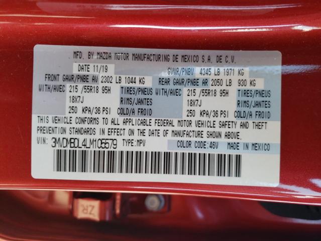 Photo 10 from auction – 2020 MAZDA CX-30 PREF with VIN 3MVDMBDL4LM105579
