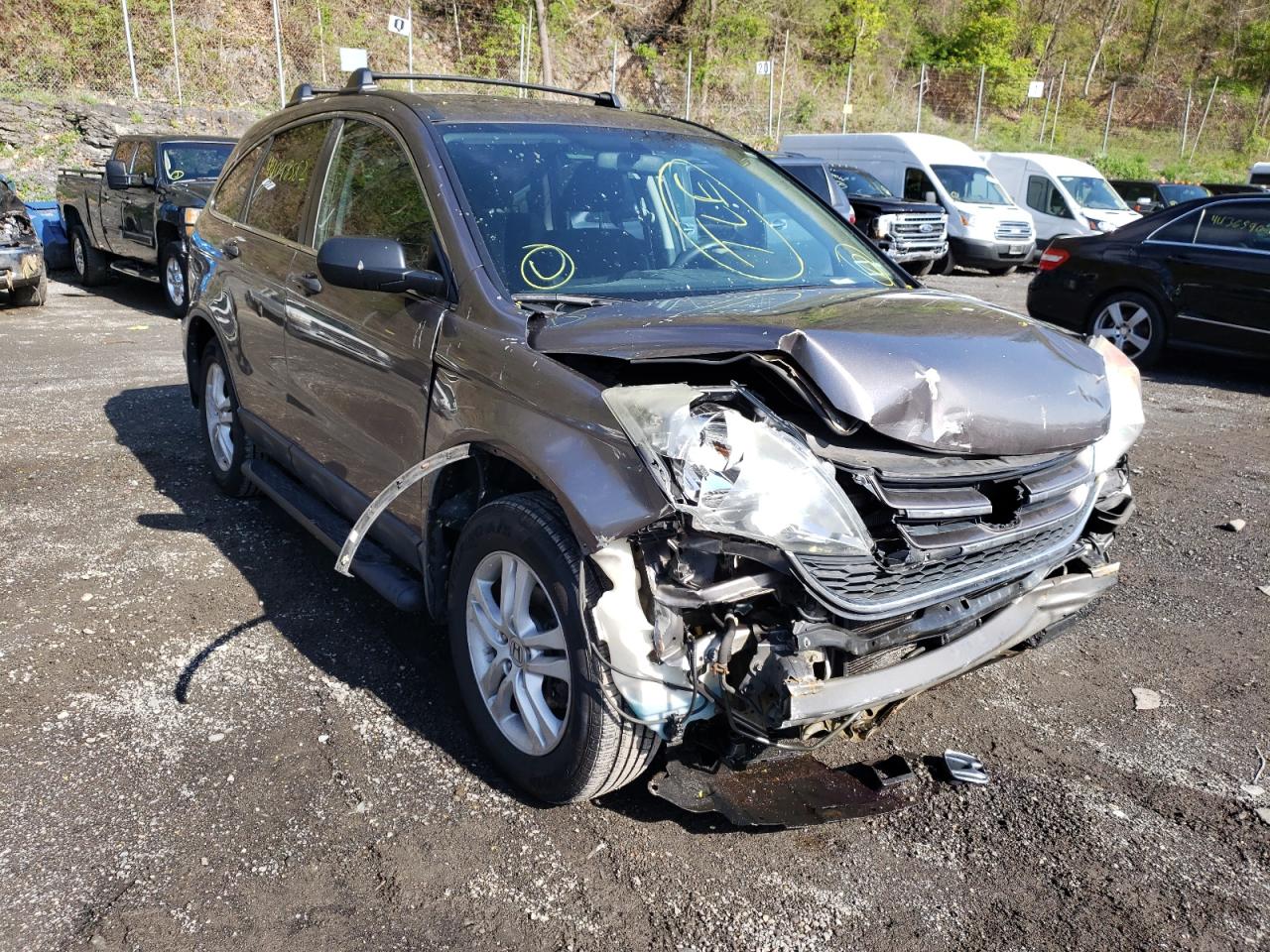 HONDA CR-V EX 2011 with VIN 5J6RE4H50BL095414 - Photo from auction