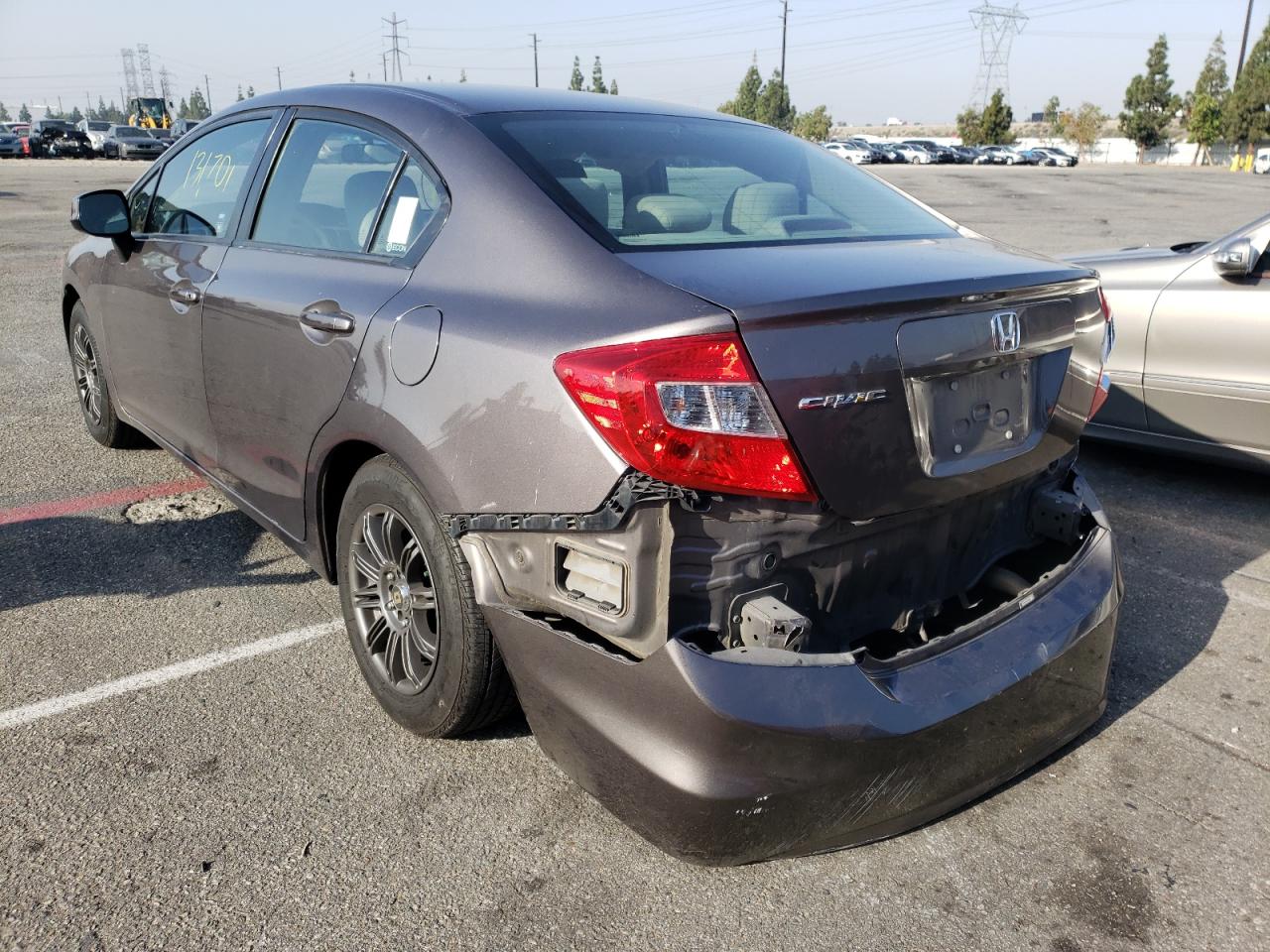 Photo 3 from auction – 2012 HONDA CIVIC LX with VIN 19XFB2F54CE364971