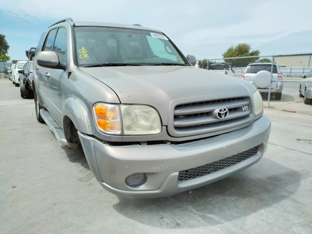 TOYOTA SEQOUIA 2001 with VIN 5TDZT34A91S021964 - Photo from auction