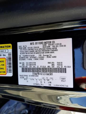 Photo 10 from auction – 2018 FORD MUSTANG with VIN 1FA6P8TH7J5166581