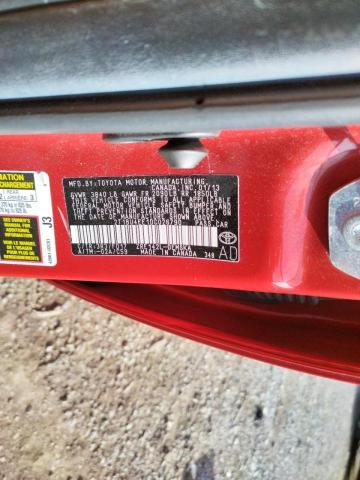 Photo 10 from auction – 2013 TOYOTA CARROLLA with VIN 2T1BU4EE1DC026790