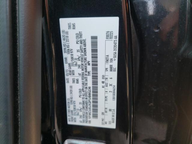 Photo 10 from auction – 2015 FORD ESCAPE TIT with VIN 1FMCU0JX2FUB80236