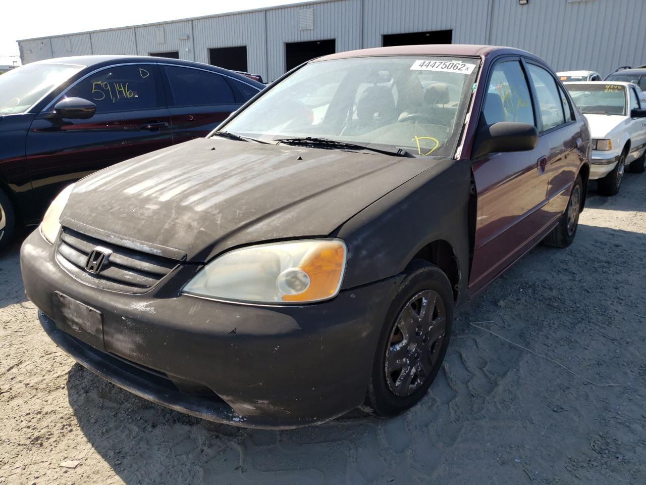 Photo 2 from auction – 2003 HONDA CIVIC LX with VIN 2HGES155X3H563052