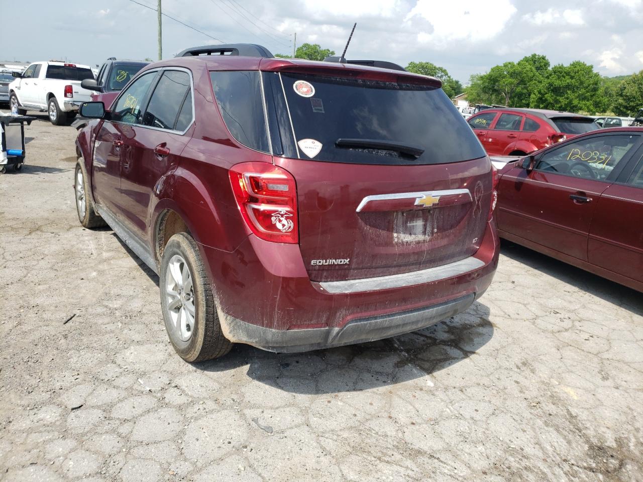 Photo 3 from auction – 2017 CHEVROLET EQUINOX LT with VIN 2GNALCEK6H6165052