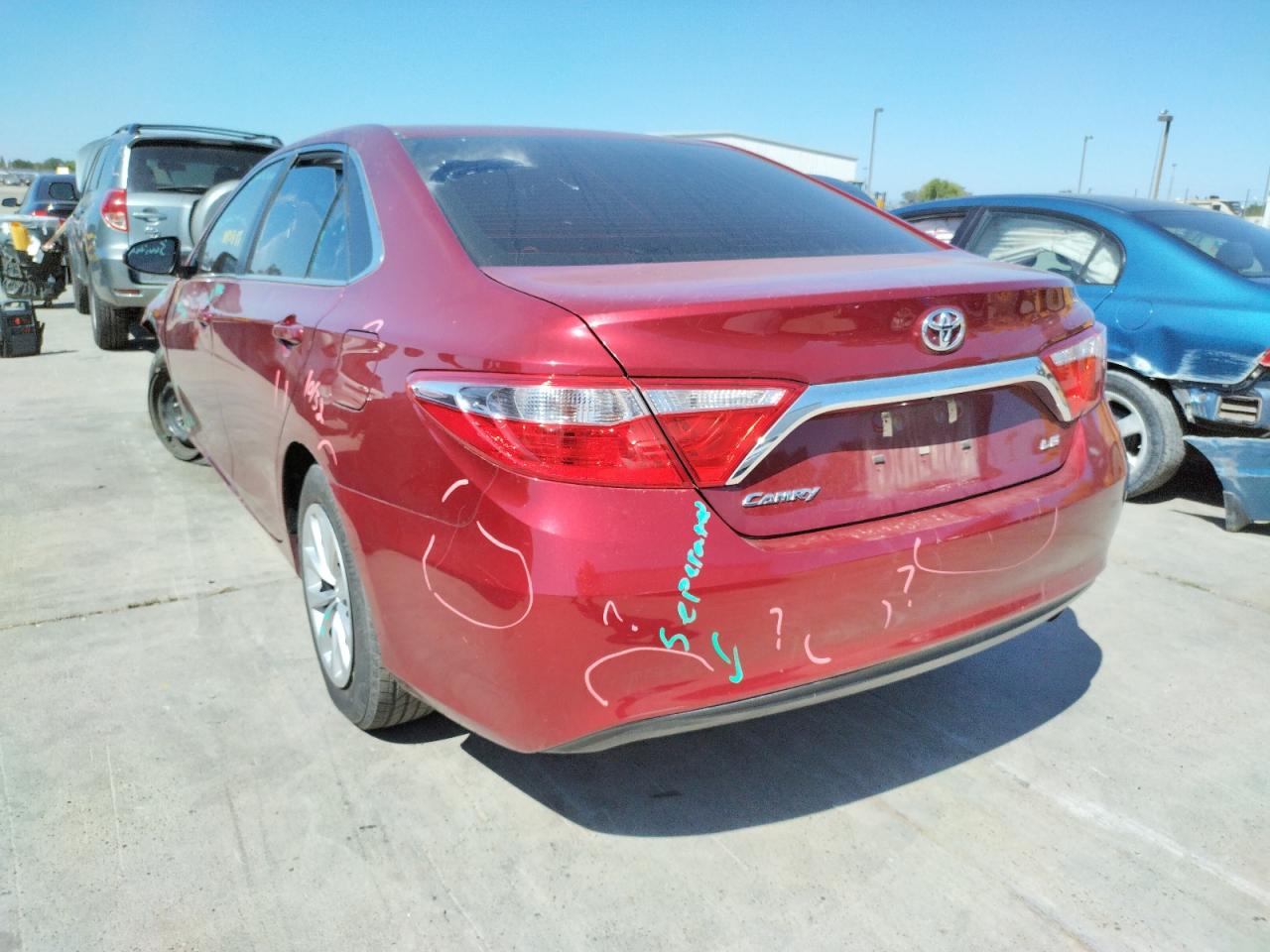 Photo 3 from auction – 2017 TOYOTA CAMRY LE with VIN 4T1BF1FK3HU737599