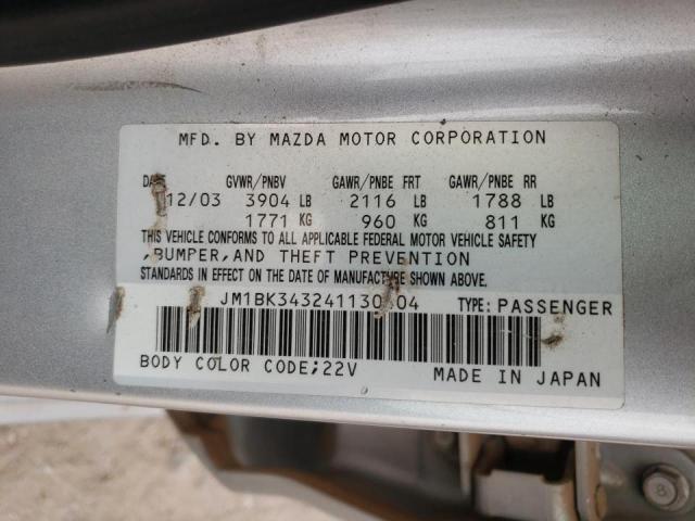 Photo 9 from auction – 2004 MAZDA 3 HATCHBAC with VIN JM1BK343241130404