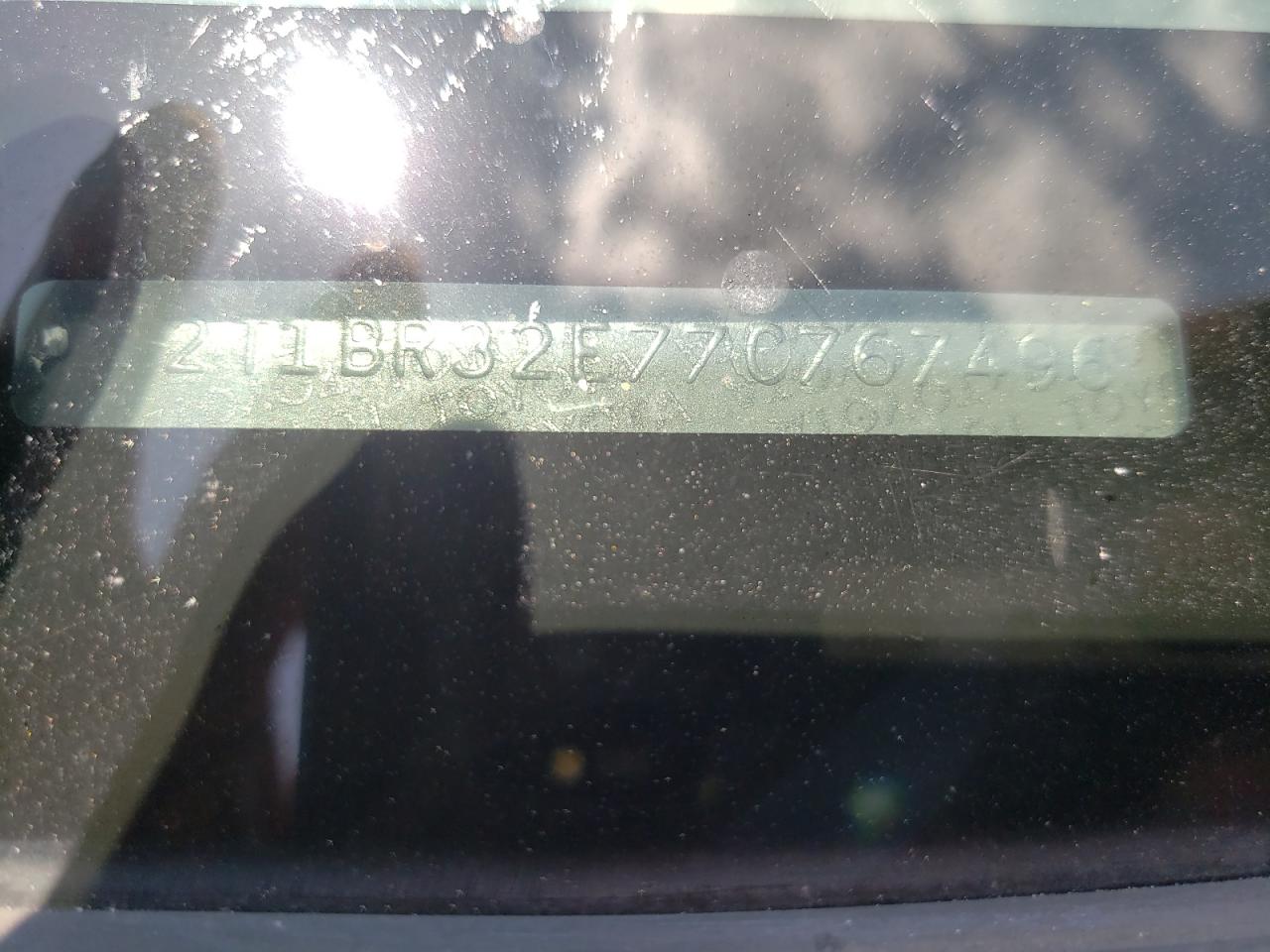Photo 10 from auction – 2007 TOYOTA COROLLA CE with VIN 2T1BR32E77C767496