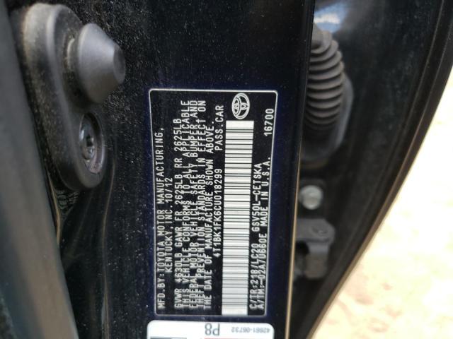 Photo 10 from auction – 2012 TOYOTA CAMRY SE with VIN 4T1BK1FK6CU018299