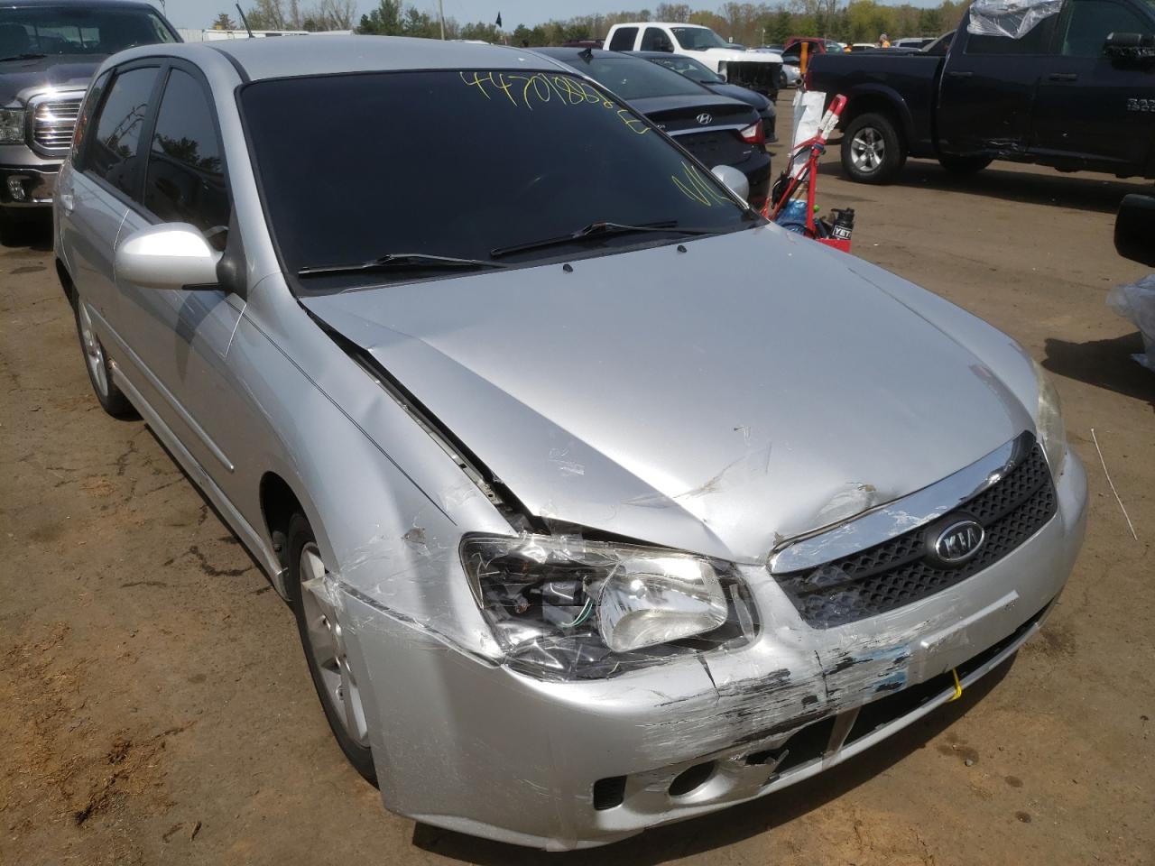 KIA SPECTRA SX 2009 with VIN KNAFE242395023773 - Photo from auction