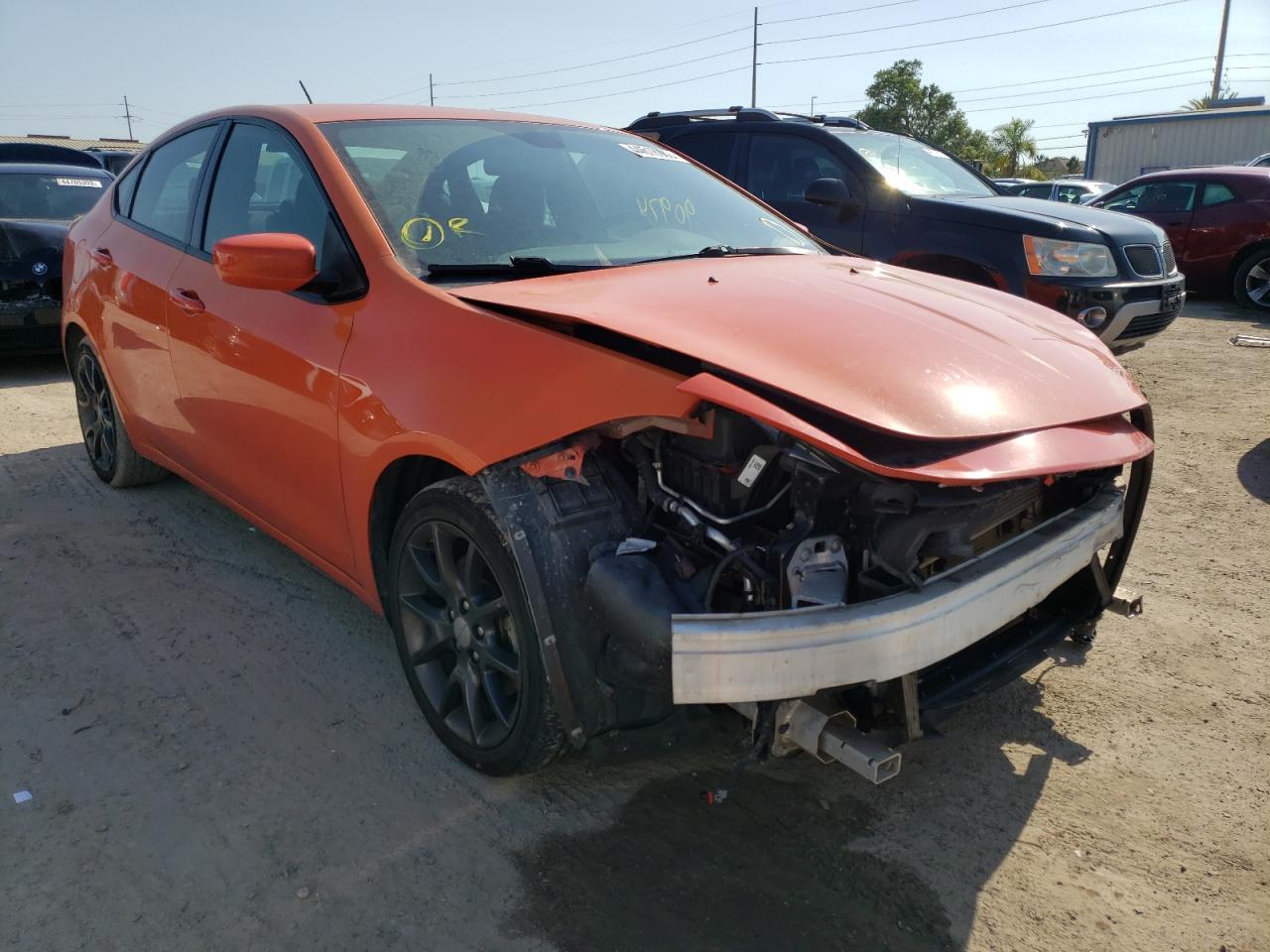 DODGE DART SXT 2015 with VIN 1C3CDFBB8FD330767 - Photo from auction