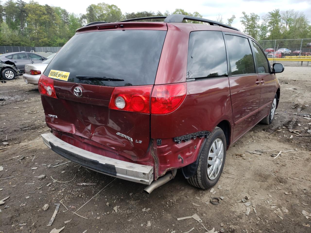 Photo 4 from auction – 2007 TOYOTA SIENNA CE with VIN 5TDZK23C97S098665