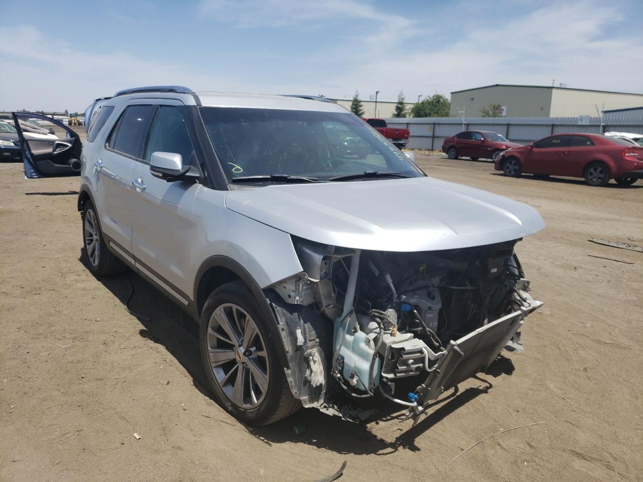 FORD EXPLORER L 2018 with VIN 1FM5K7F84JGA37871 - Photo from auction