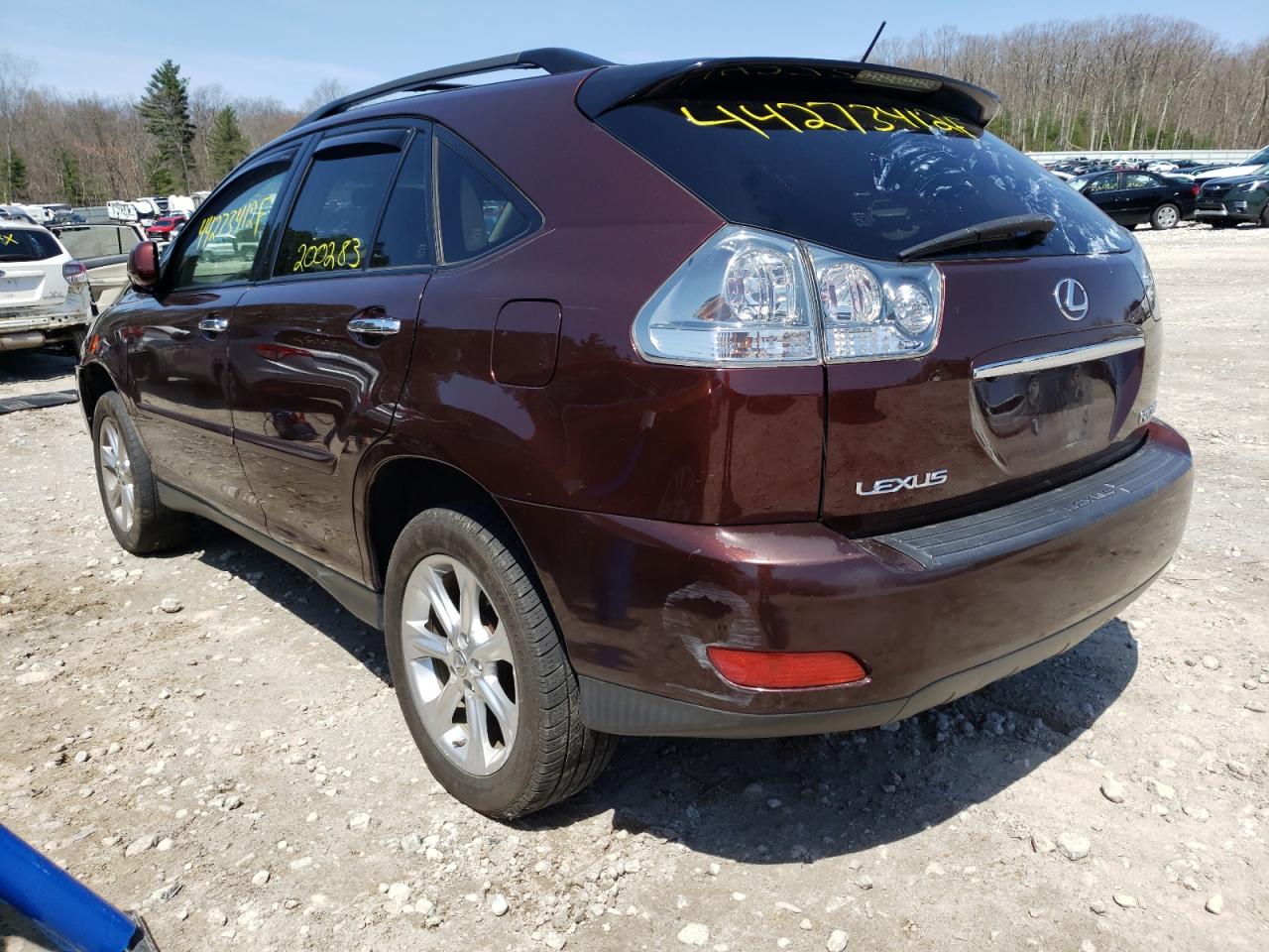 Photo 3 from auction – 2008 LEXUS RX 350 with VIN JTJHK31U082853298