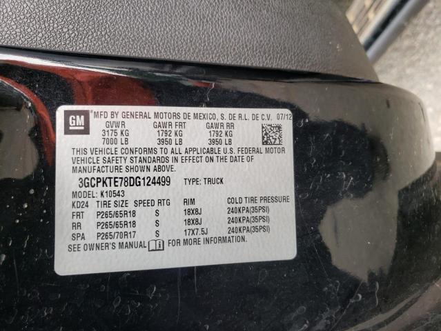 Photo 10 from auction – 2013 CHEVROLET SILVERADO with VIN 3GCPKTE78DG124499