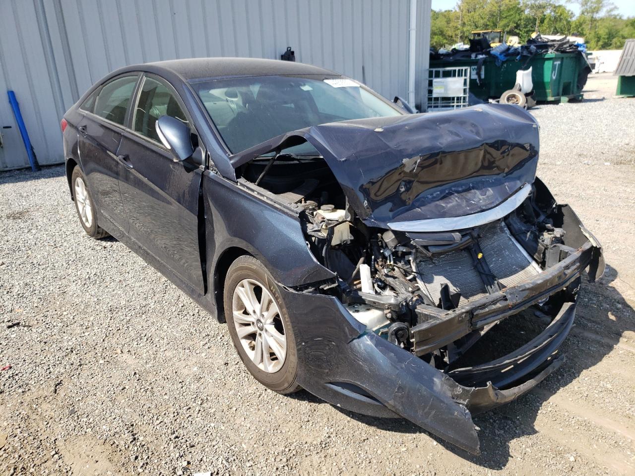 HYUNDAI SONATA GLS 2014 with VIN 5NPEB4ACXEH902326 - Photo from auction