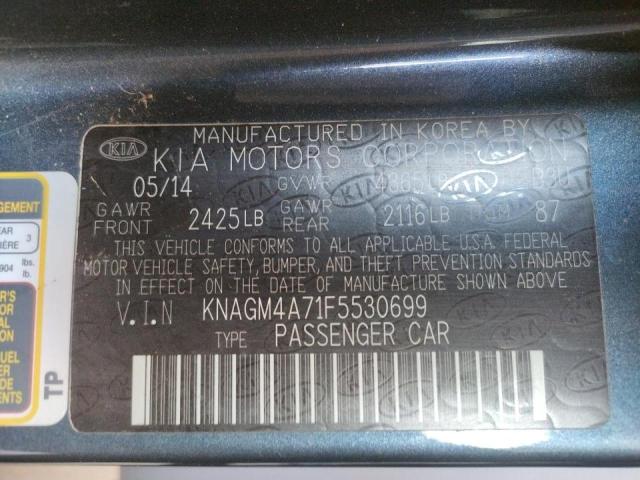 Photo 10 from auction – 2015 KIA OPTIMA LX with VIN KNAGM4A71F5530699