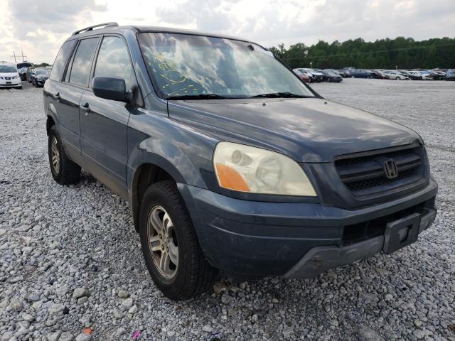 HONDA PILOT EX 2004 with VIN 2HKYF18444H557209 - Photo from auction