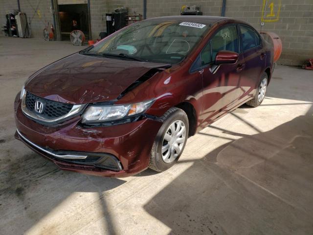 Photo 2 from auction – 2015 HONDA CIVIC LX with VIN 19XFB2F59FE067036