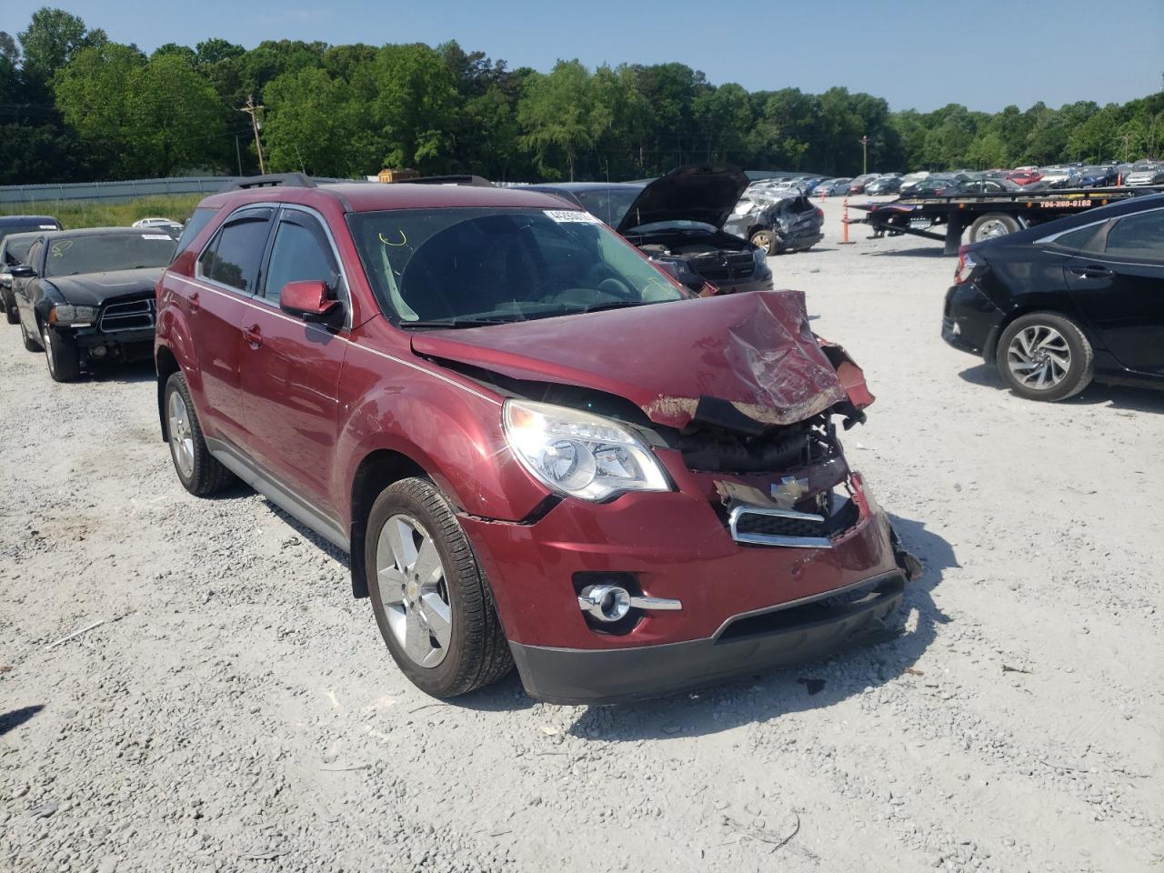 CHEVROLET EQUINOX LT 2012 with VIN 2GNFLDE57C6230859 - Photo from auction