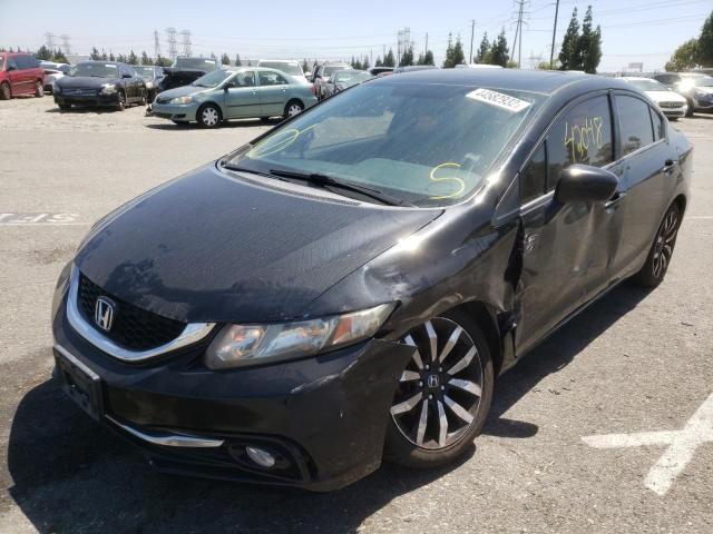 Photo 2 from auction – 2014 HONDA CIVIC EXL with VIN 19XFB2F94EE251074