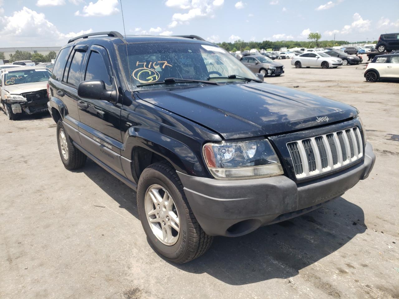 JEEP GRAND CHER 2004 with VIN 1J4GX48S44C293567 - Photo from auction