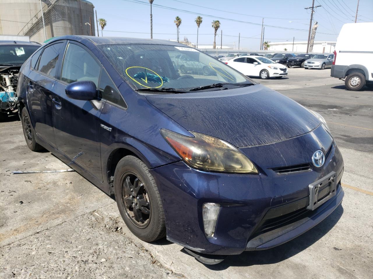 TOYOTA PRIUS 2013 with VIN JTDKN3DU4D0344994 - Photo from auction