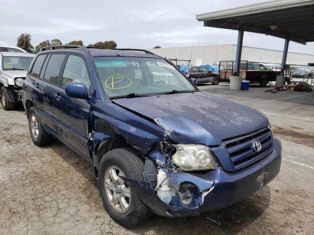 TOYOTA HIGHLANDER 2005 with VIN JTEEP21A750107490 - Photo from auction