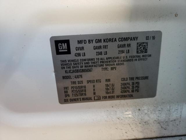 Photo 10 from auction – 2016 BUICK ENCORE with VIN KL4CJASBXGB656567
