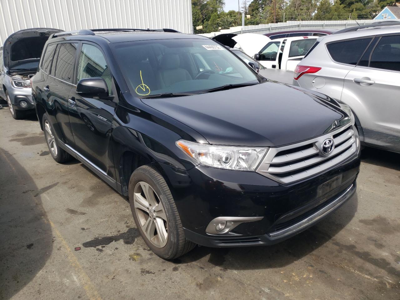 TOYOTA HIGHLANDER 2013 with VIN 5TDDK3EHXDS223886 - Photo from auction