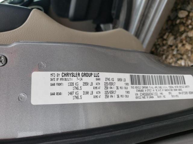 Photo 10 from auction – 2014 DODGE GRAND CARA with VIN 2C4RDGBG0ER471531