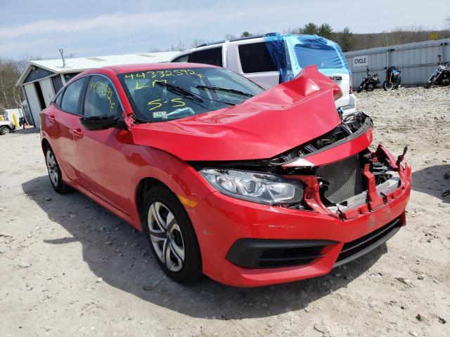 HONDA CIVIC LX 2016 with VIN 2HGFC2F57GH550433 - Photo from auction
