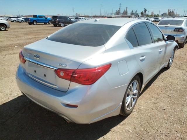 Photo 4 from auction – 2014 INFINITI Q50 BASE with VIN JN1BV7AP7EM677287