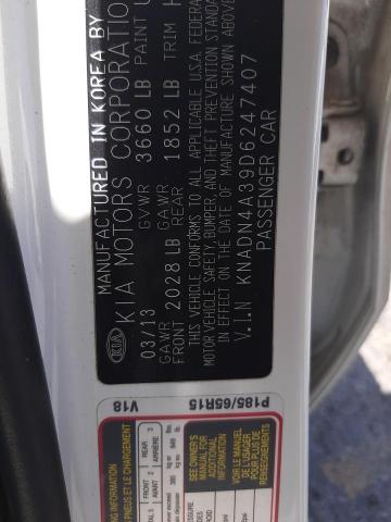 Photo 10 from auction – 2013 KIA RIO EX with VIN KNADN4A39D6247407