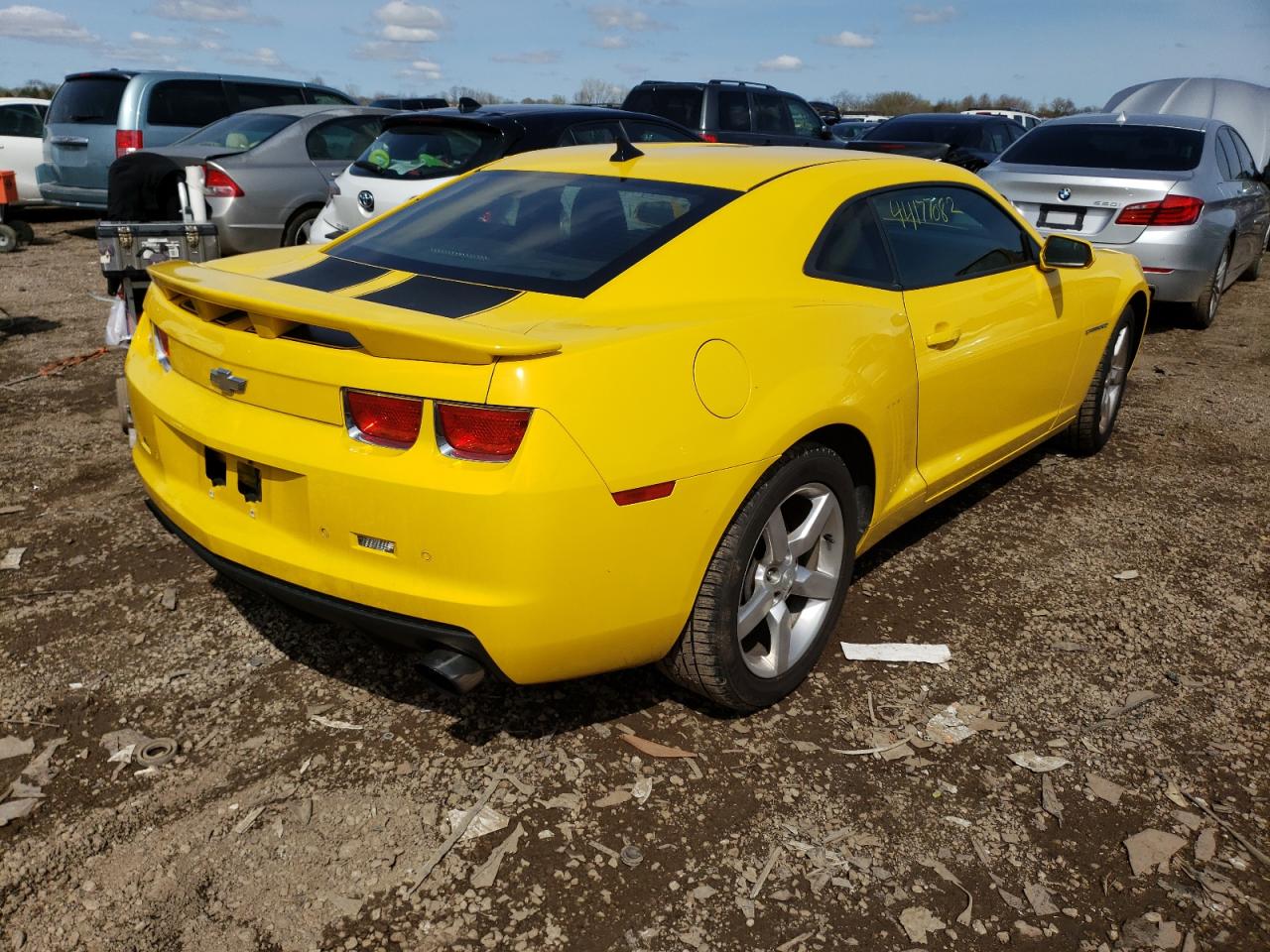 Photo 4 from auction – 2011 CHEVROLET CAMARO LT with VIN 2G1FC1ED0B9138206