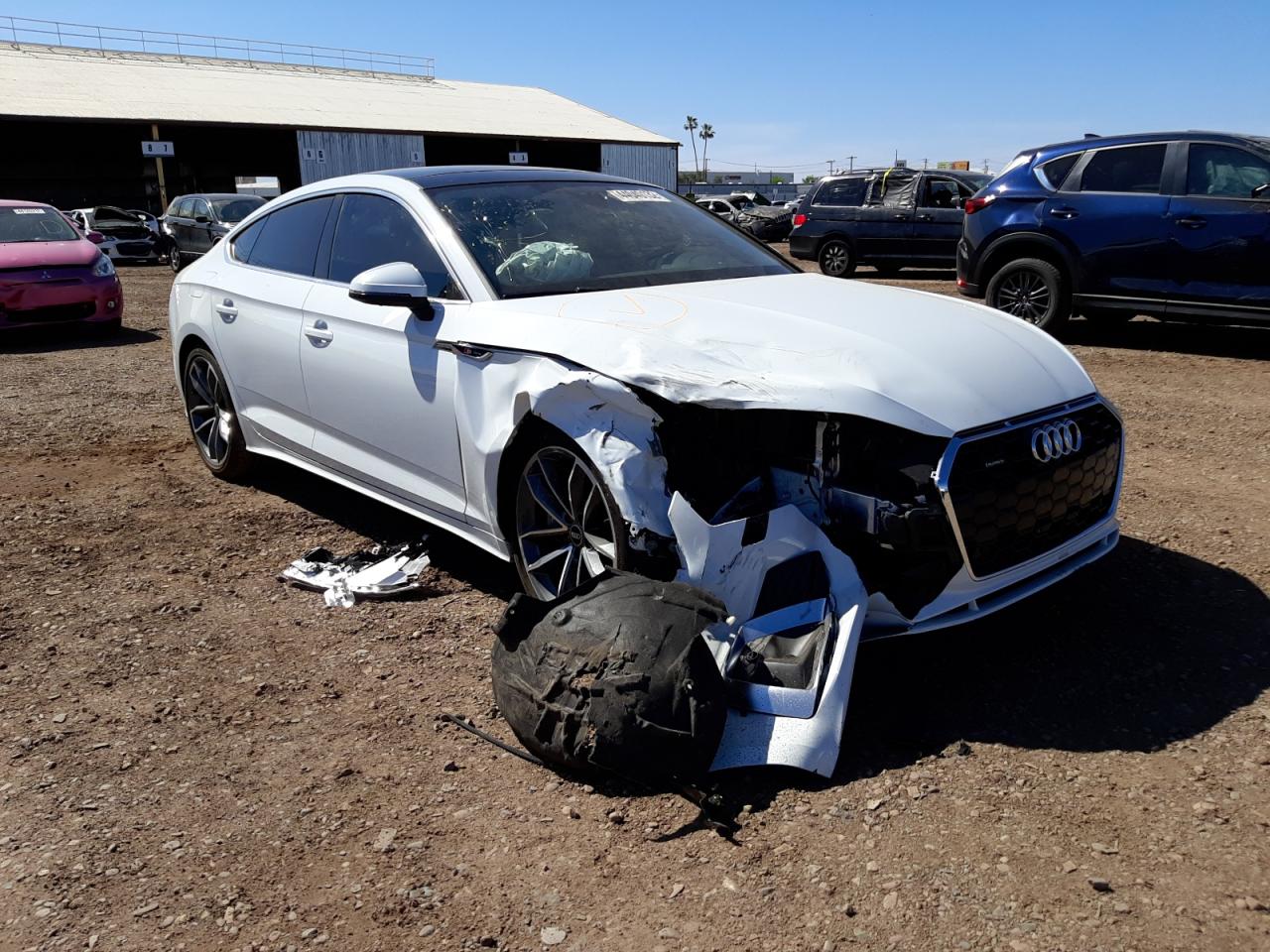 Photo 9 from auction – 2021 AUDI A5 PREMIUM with VIN WAUFACF58MA046376