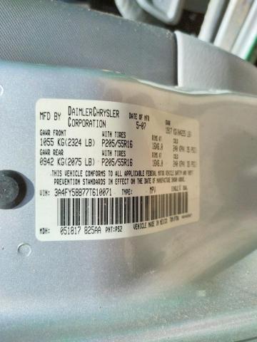 Photo 10 from auction – 2007 CHRYSLER PT CRUISER with VIN 3A4FY58B77T610071