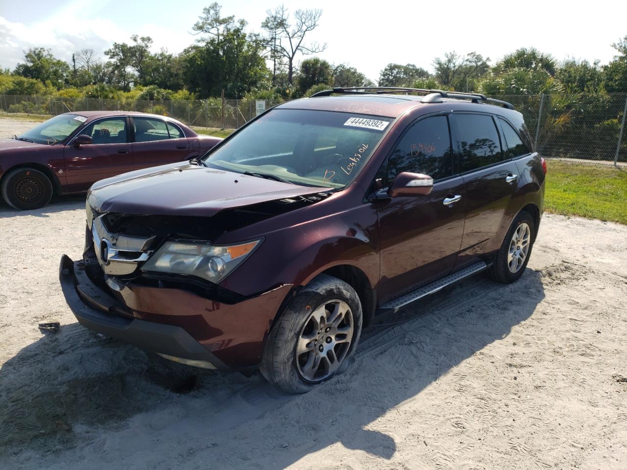 Photo 2 from auction – 2007 ACURA MDX with VIN 2HNYD28277H524089