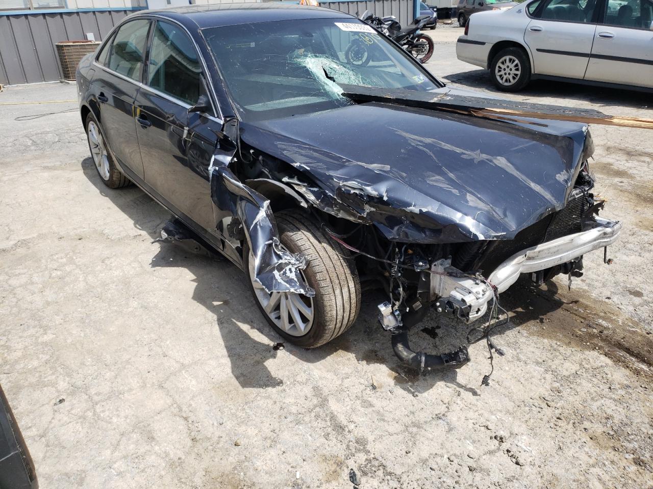 AUDI A4 PREMIUM 2013 with VIN WAUFFAFL1DN022885 - Photo from auction
