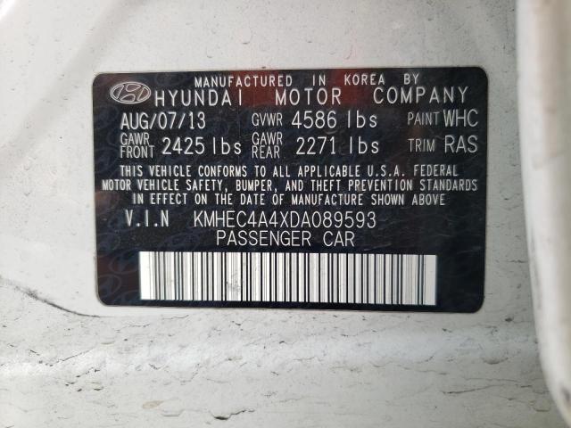 Photo 10 from auction – 2013 HYUNDAI SONATA HYB with VIN KMHEC4A4XDA089593