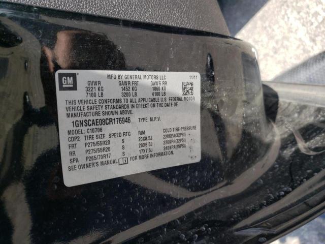 Photo 10 from auction – 2012 CHEVROLET TAHOE C150 with VIN 1GNSCAE08CR176946