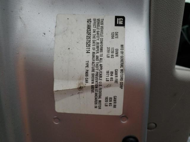 Zdjęcie 10 z aukcji – 2005 CHEVROLET COBALT z VIN 1G1AK52F257525114
