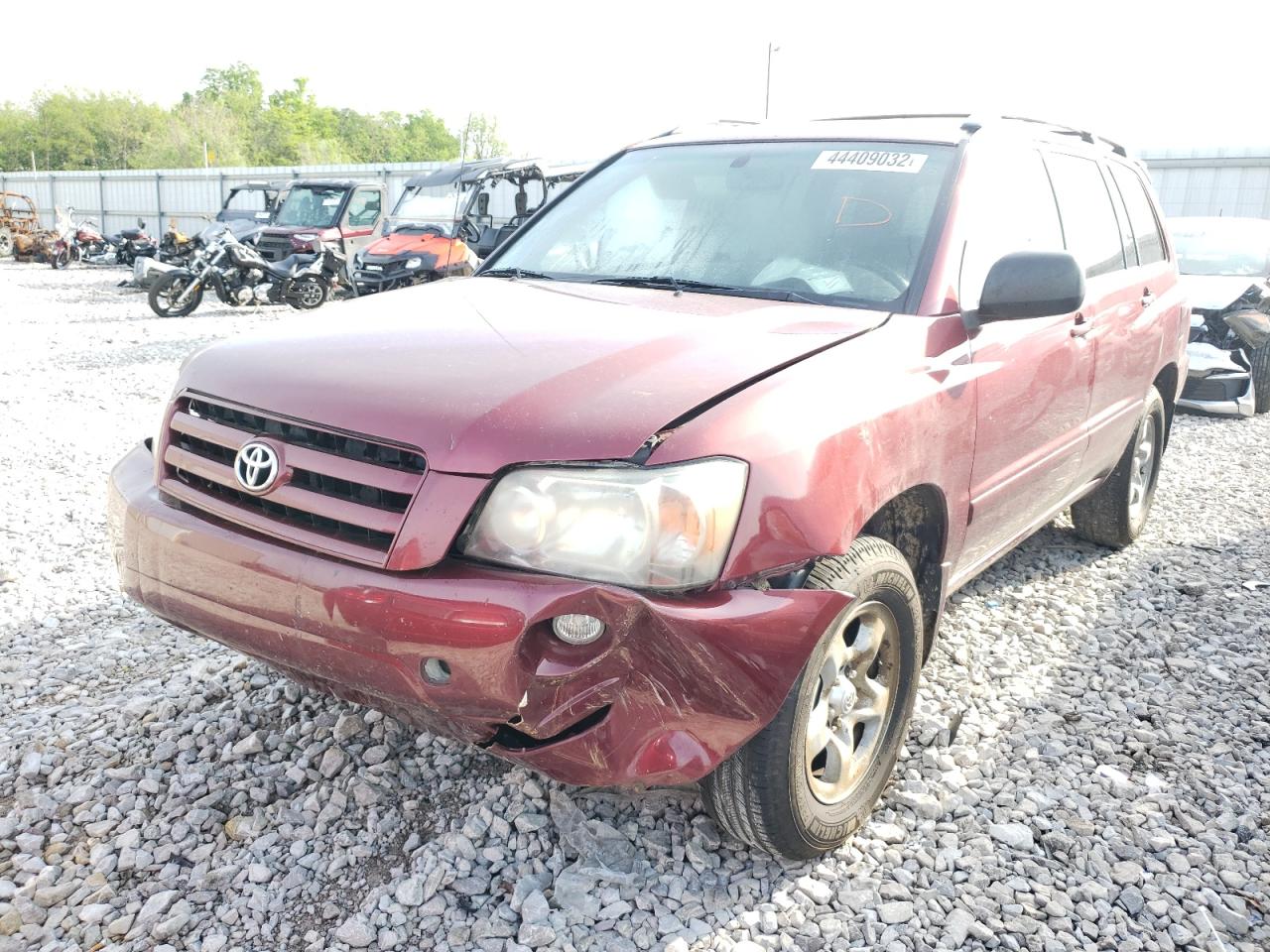 Photo 2 from auction – 2007 TOYOTA HIGHLANDER with VIN JTEGD21A670169662