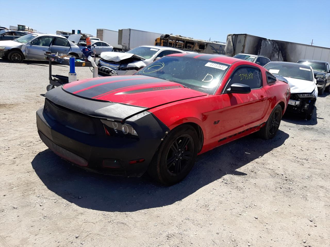 Photo 2 from auction – 2012 FORD MUSTANG with VIN 1ZVBP8AM4C5282202